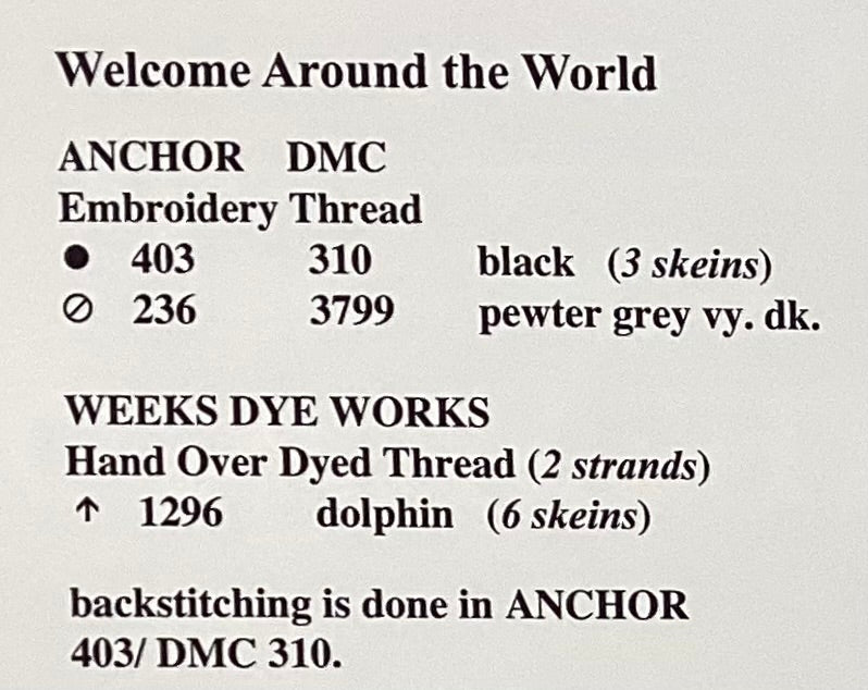 Welcome Around the World by Stoney Creek Collection