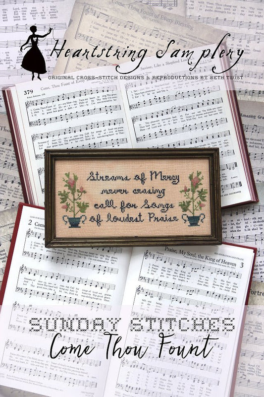 Sunday Stitches: Come Thou Fount by Heartstring Samplery