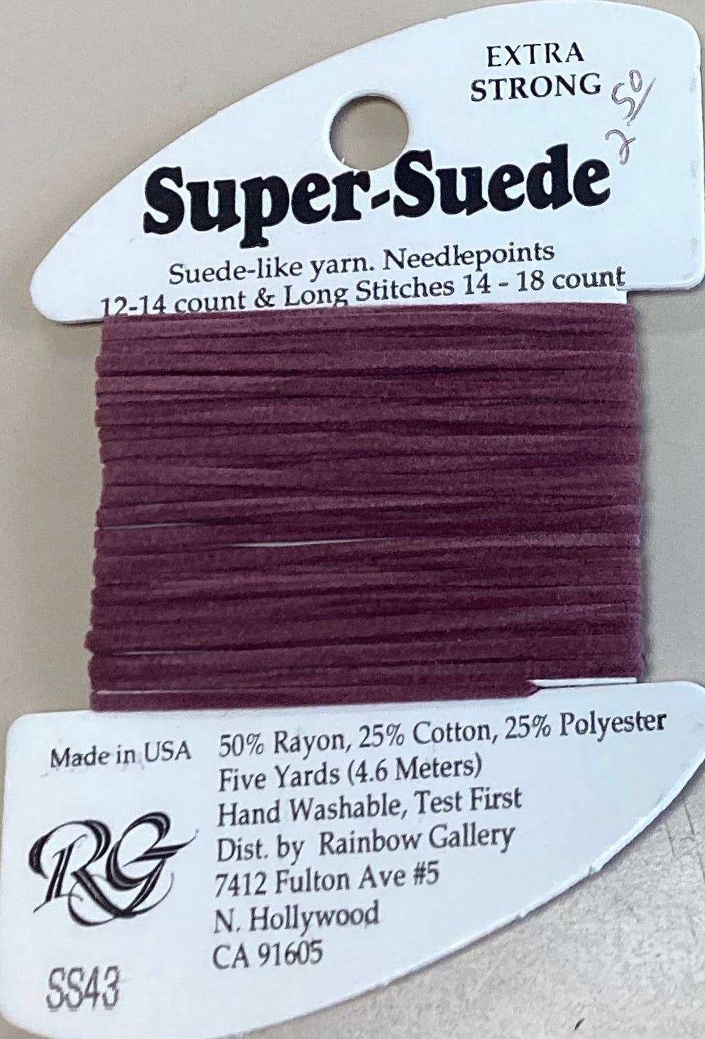 Rainbow Gallery: Super-Suede