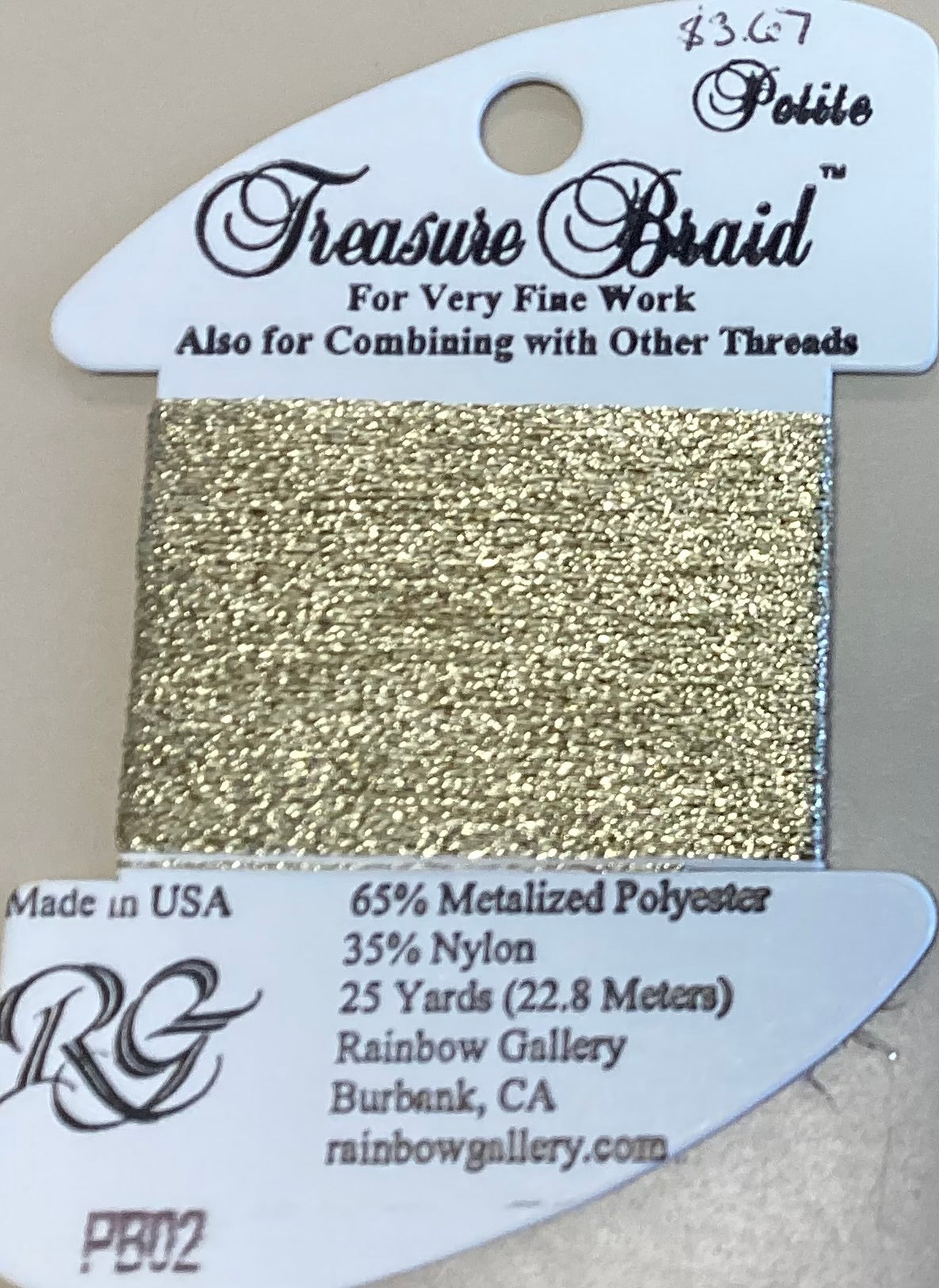 Rainbow Gallery: Petite Treasure Braid
