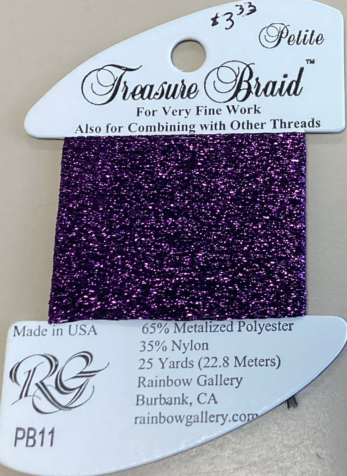 Rainbow Gallery: Petite Treasure Braid