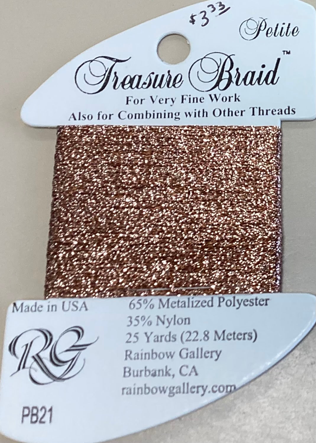 Rainbow Gallery: Petite Treasure Braid