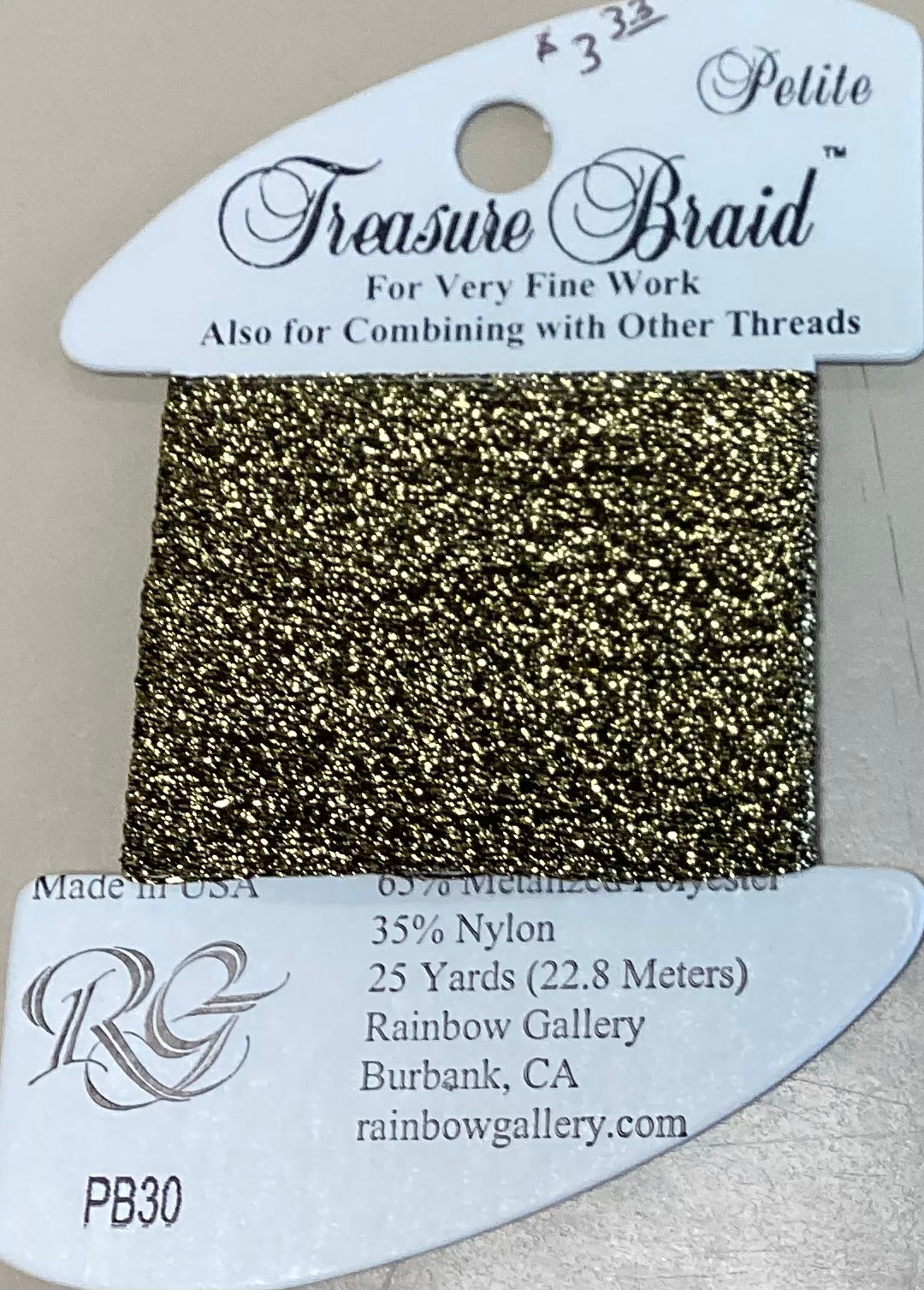 Rainbow Gallery: Petite Treasure Braid