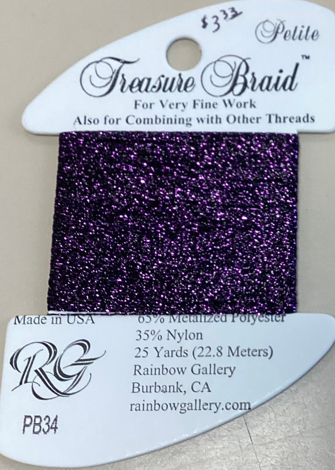 Rainbow Gallery: Petite Treasure Braid