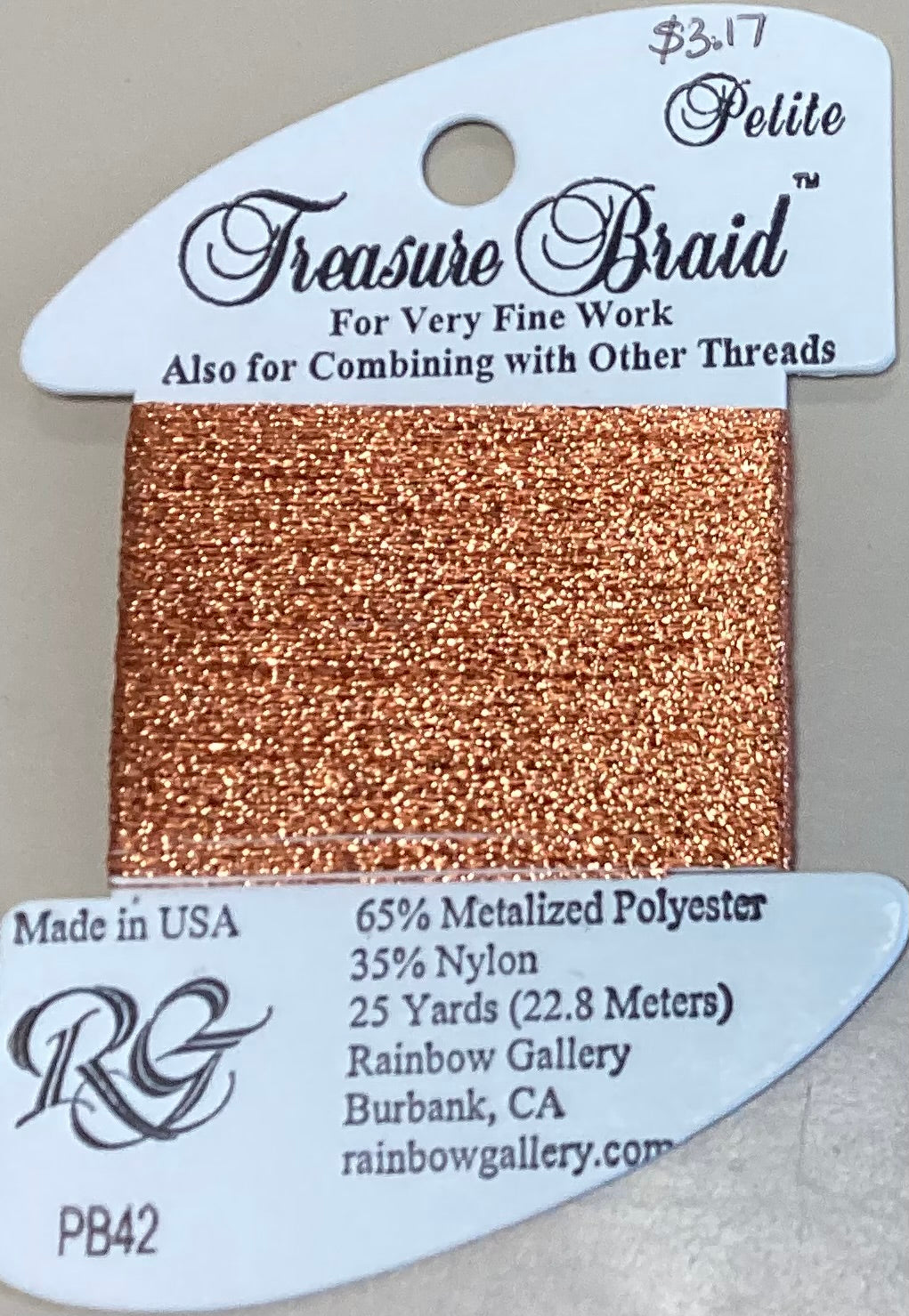 Rainbow Gallery: Petite Treasure Braid