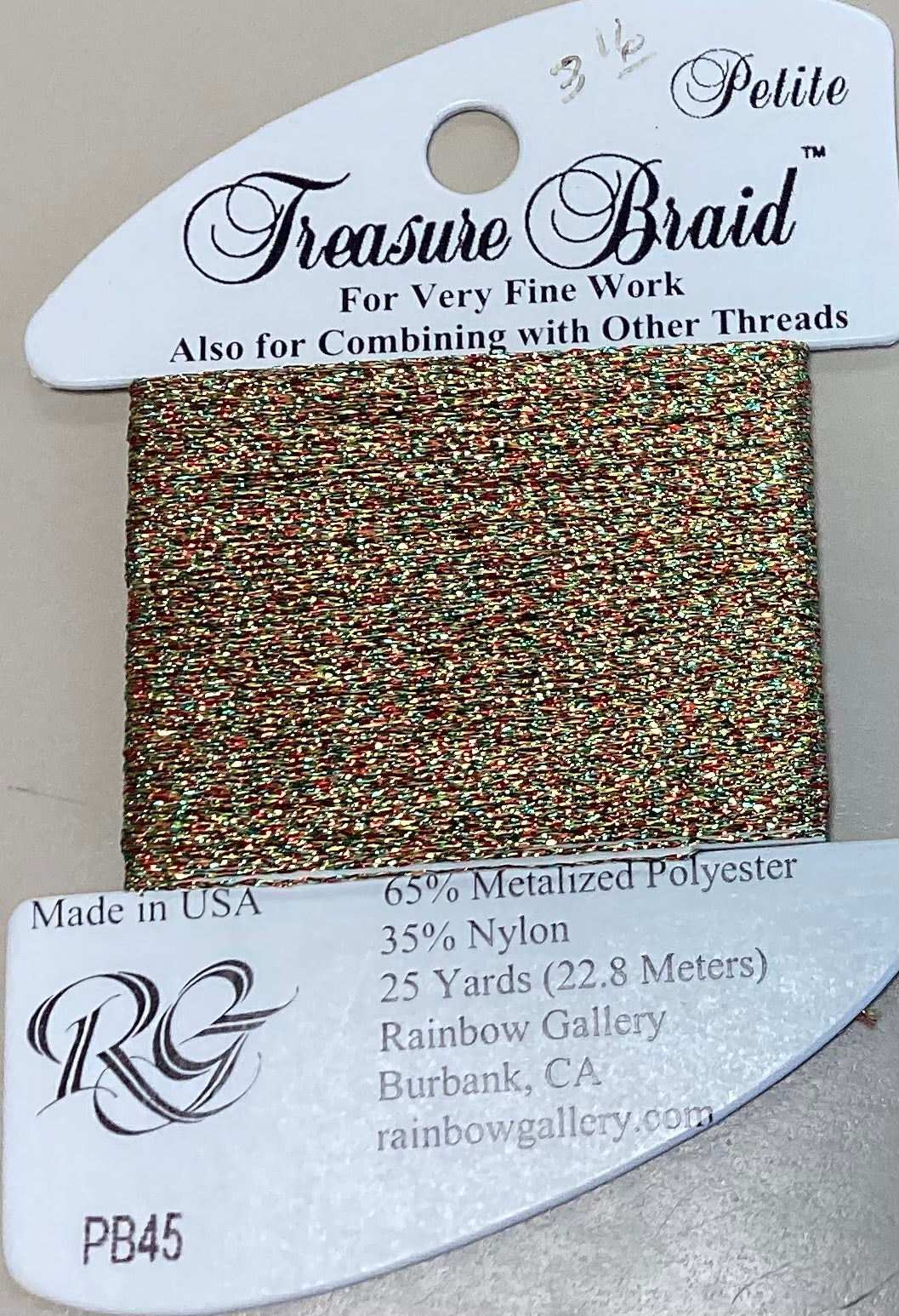 Rainbow Gallery: Petite Treasure Braid