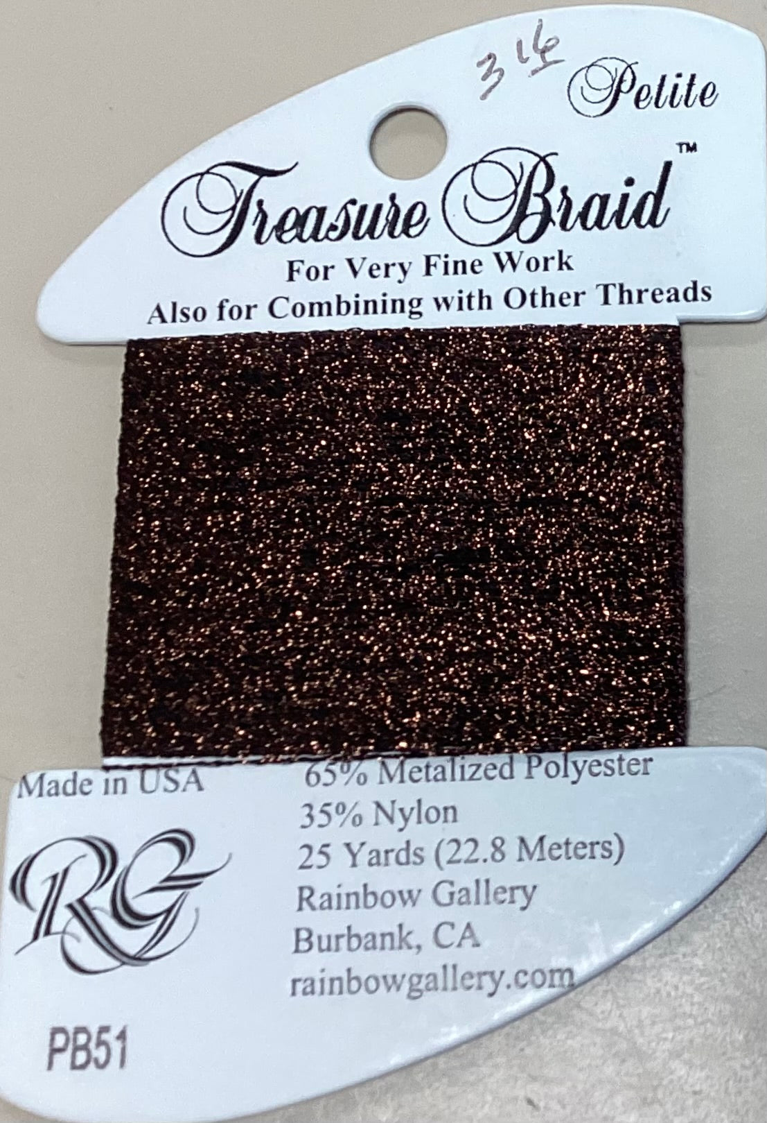 Rainbow Gallery: Petite Treasure Braid