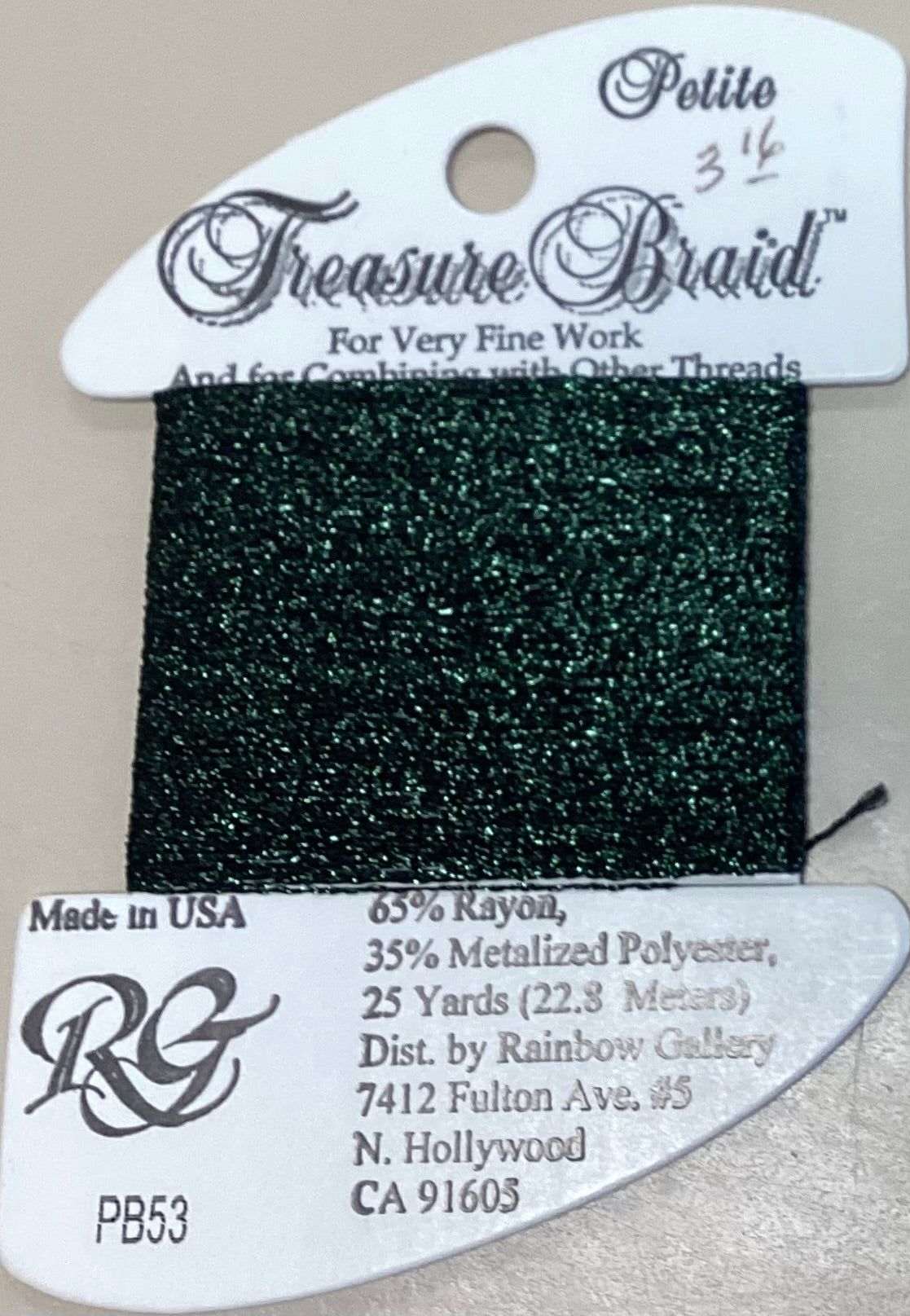 Rainbow Gallery: Petite Treasure Braid