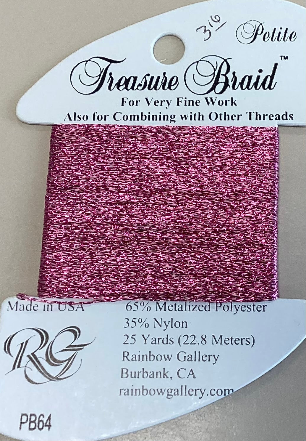 Rainbow Gallery: Petite Treasure Braid