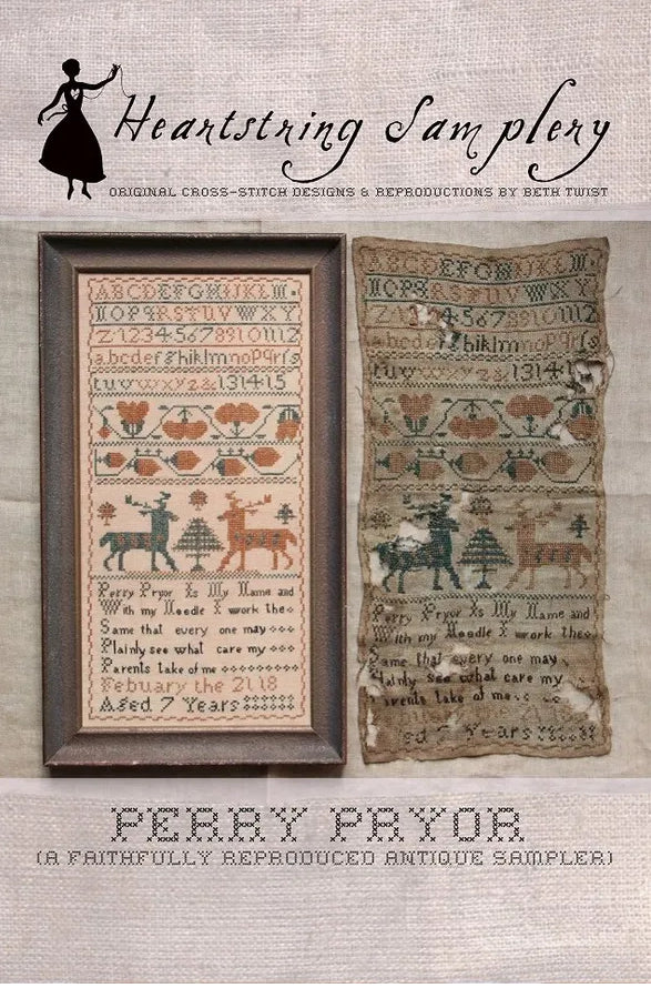 Perry Pryor (A Faithfully Reproduced Antique Sampler) by Heartstring Samplery