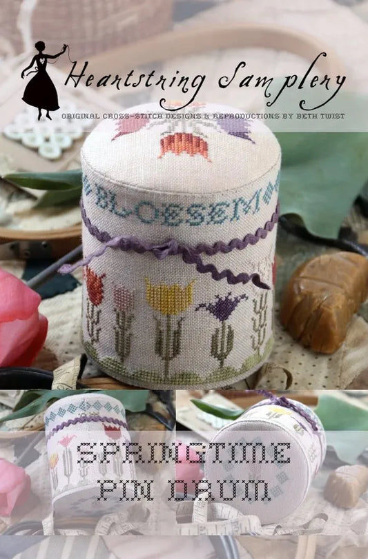 Springtime Pin Drum by Heartstring Samplery