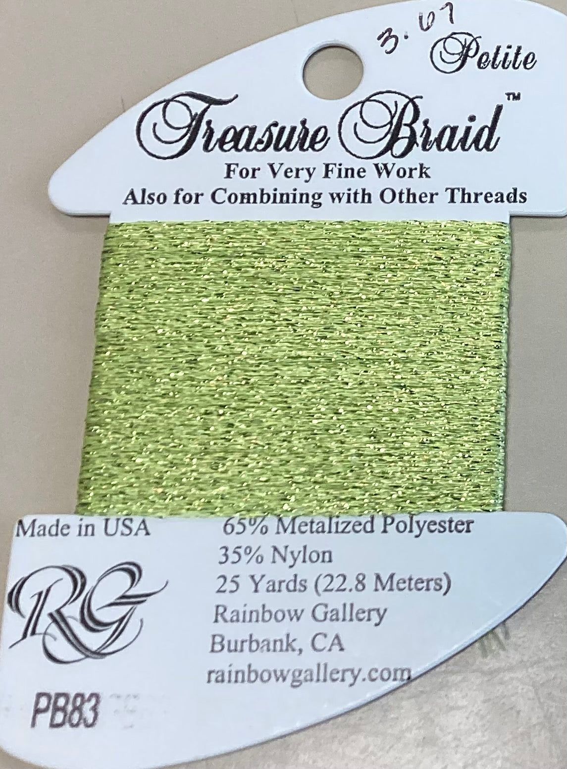 Rainbow Gallery: Petite Treasure Braid