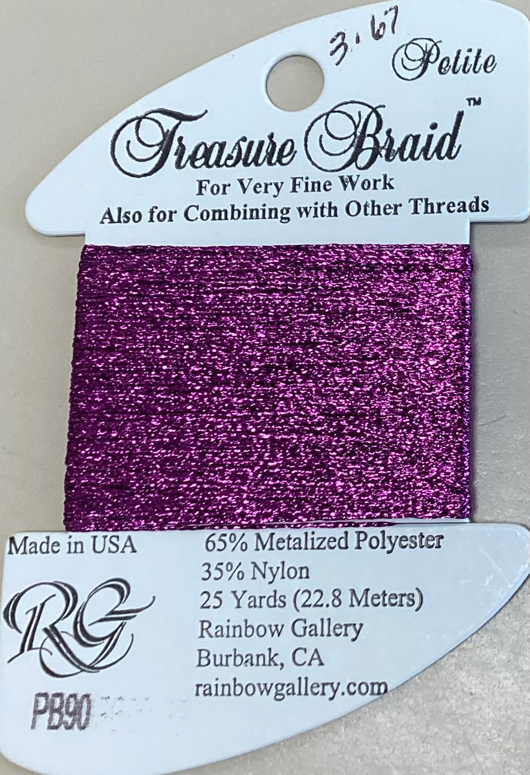 Rainbow Gallery: Petite Treasure Braid