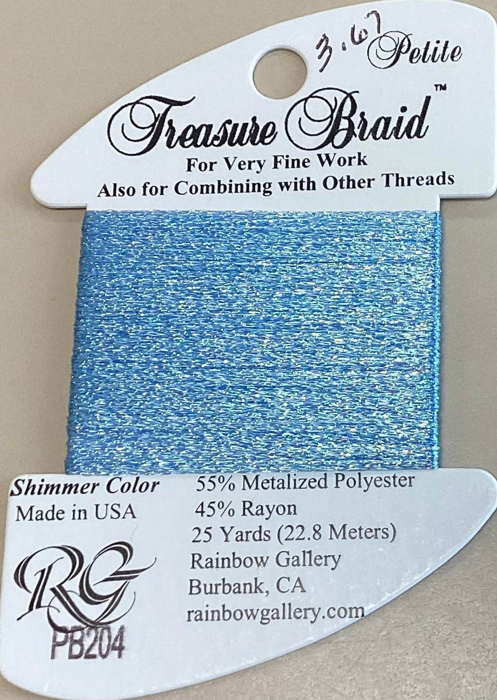 Rainbow Gallery: Petite Treasure Braid