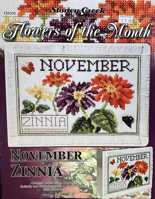 Flowers of the Month: November Zinnia by Stoney Creek Collection