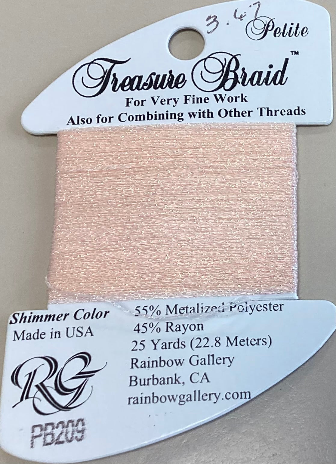 Rainbow Gallery: Petite Treasure Braid