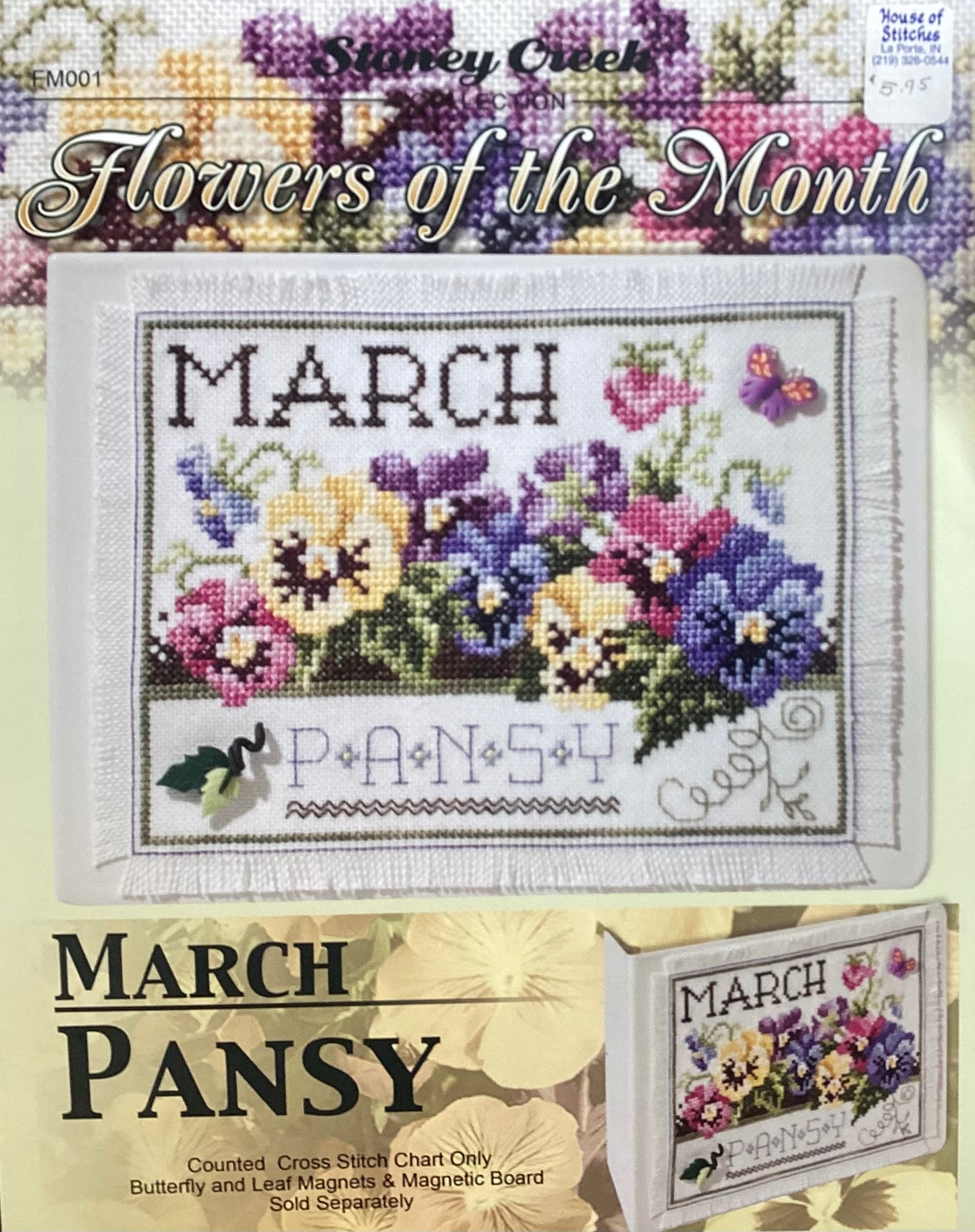Flowers of the Month: March Pansy by Stoney Creek Collection
