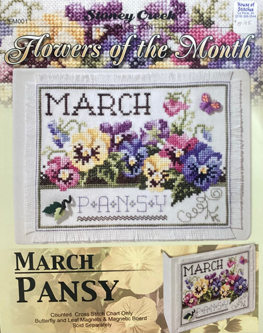 Flowers of the Month: March Pansy by Stoney Creek Collection