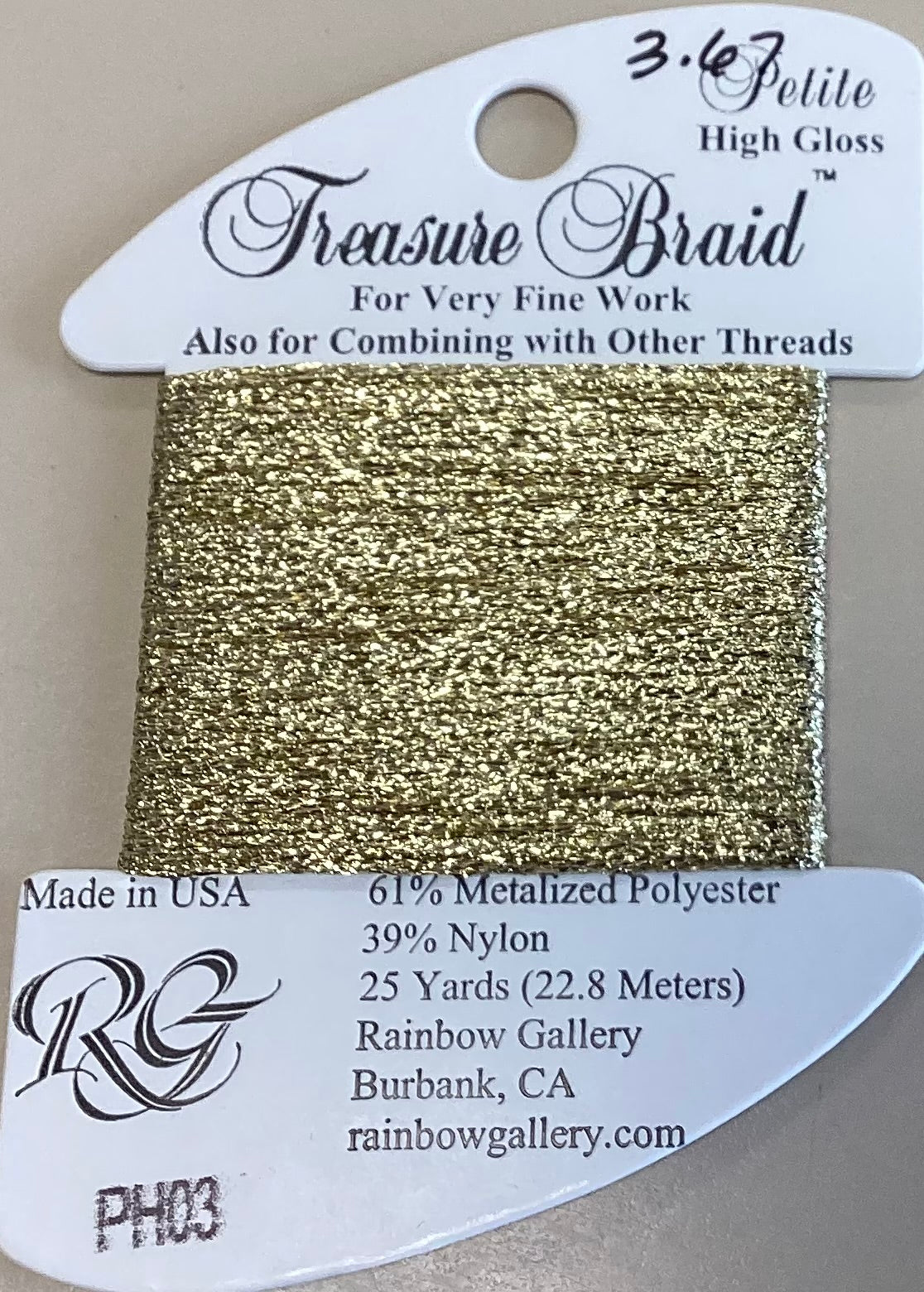 Rainbow Gallery: Petite Treasure Braid High Gloss