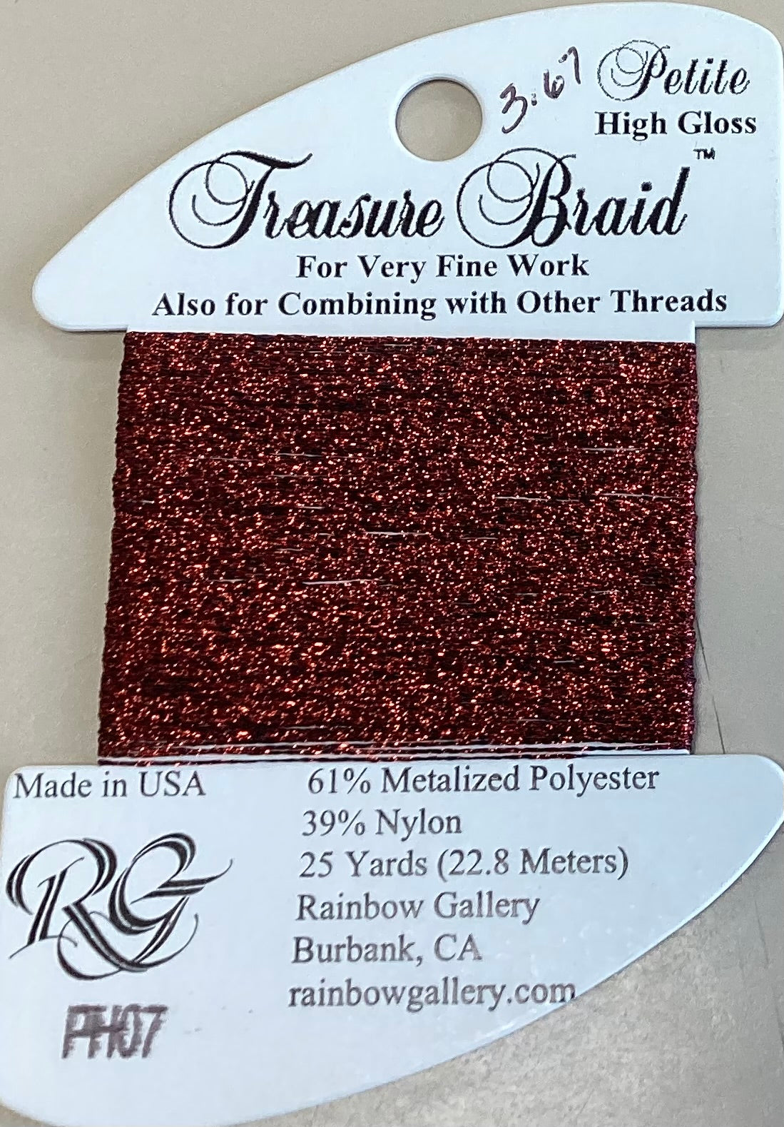 Rainbow Gallery: Petite Treasure Braid High Gloss