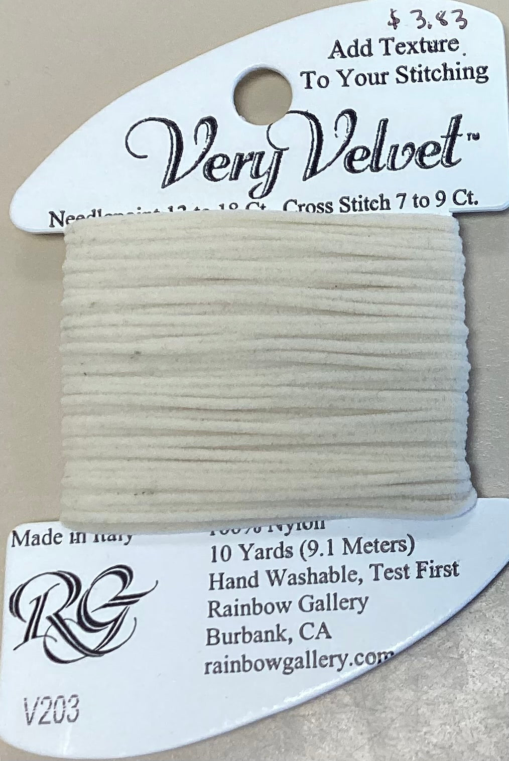 Rainbow Gallery: Very Velvet