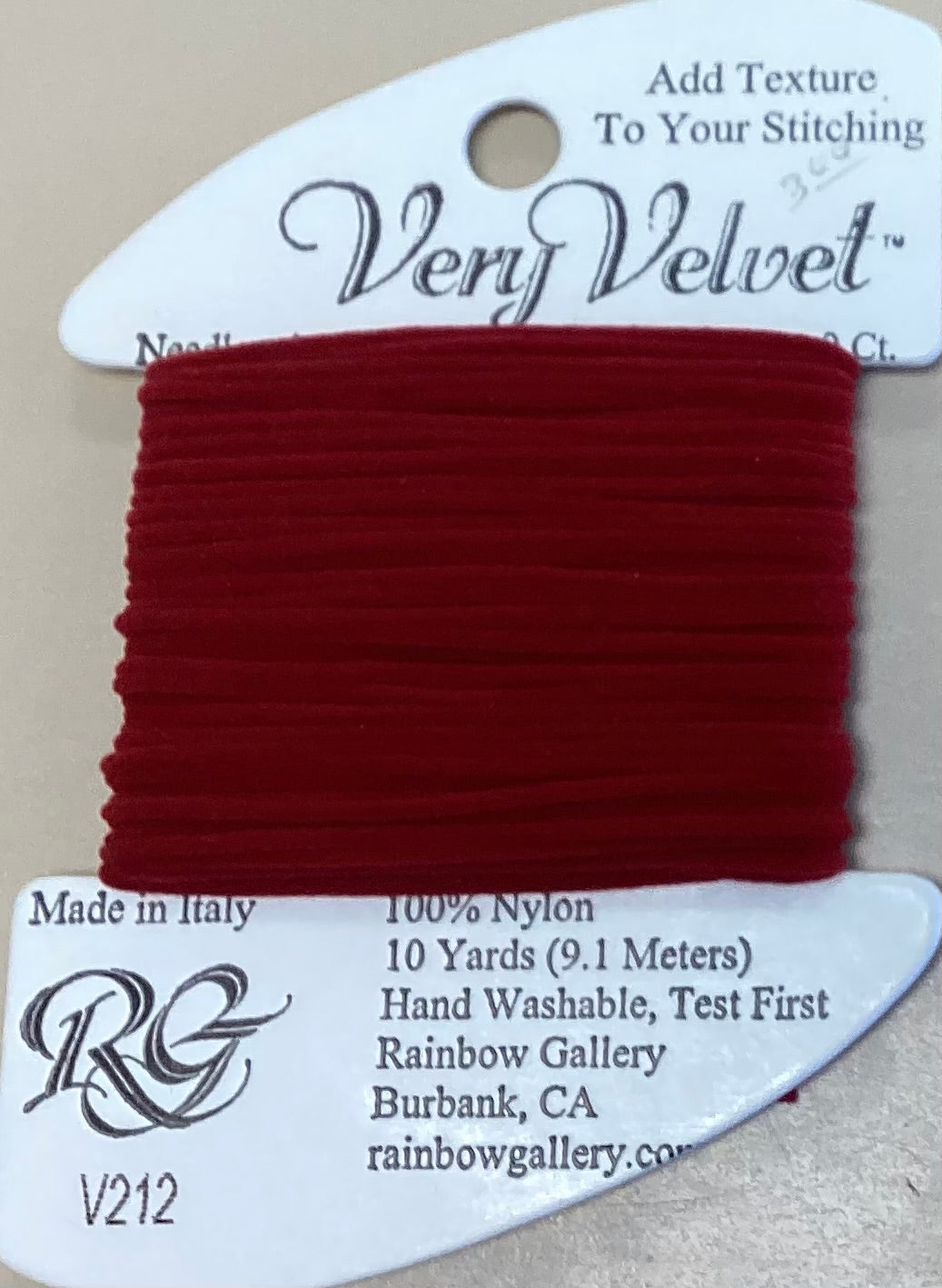 Rainbow Gallery: Very Velvet