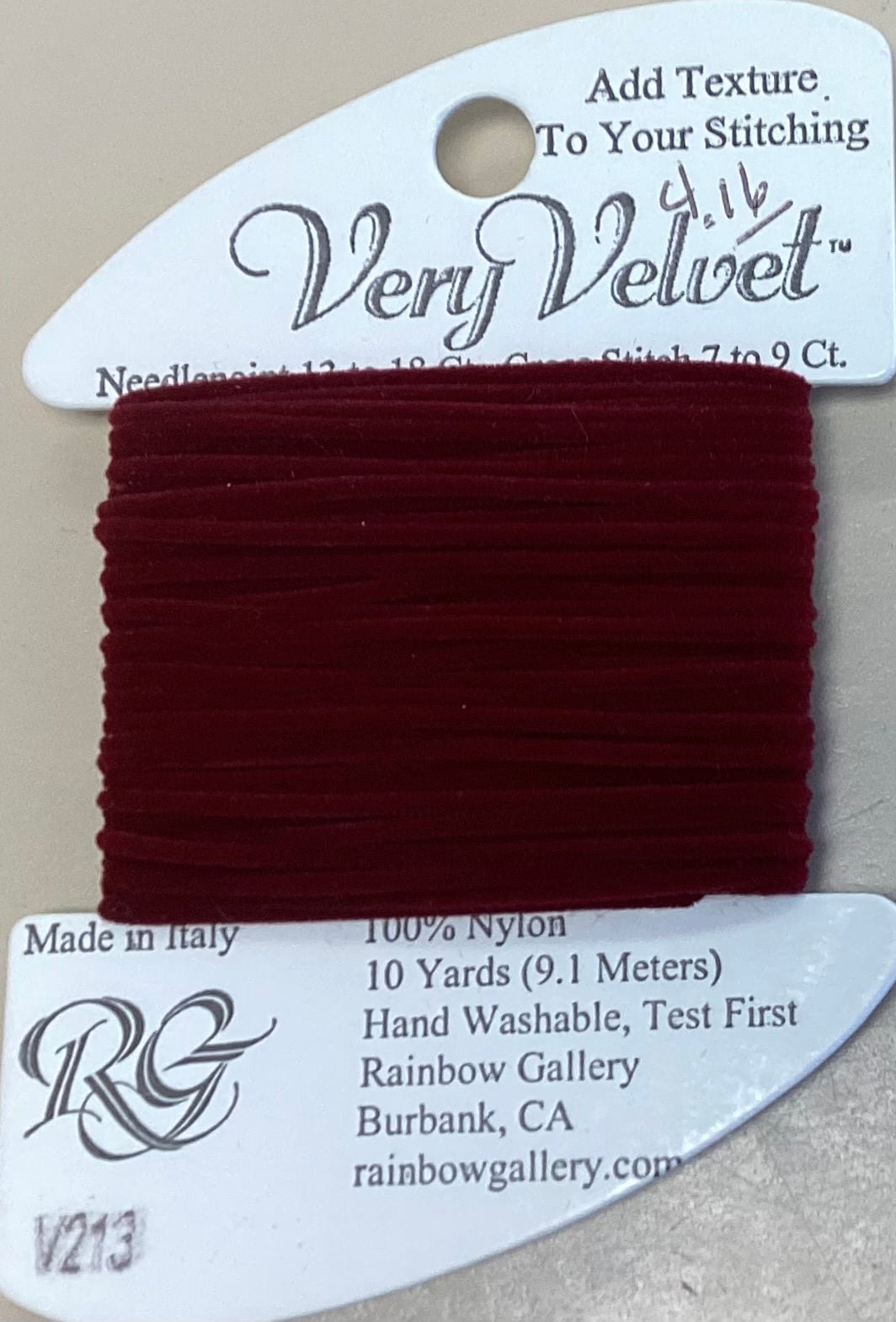 Rainbow Gallery: Very Velvet