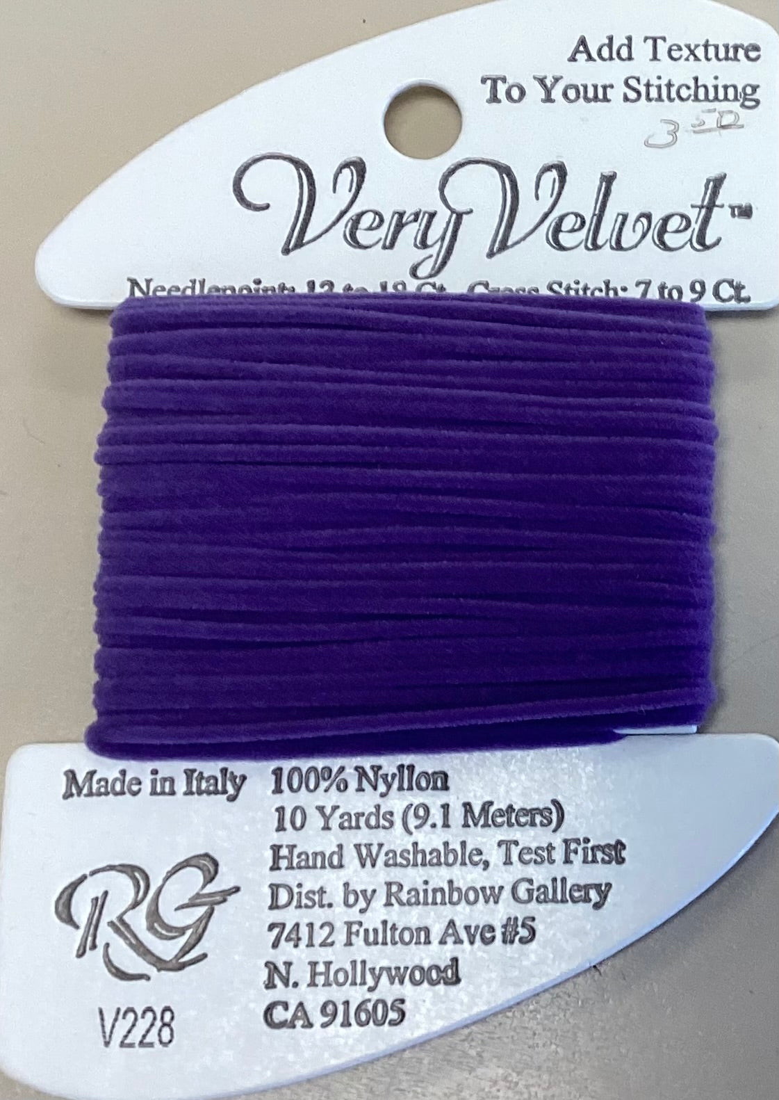 Rainbow Gallery: Very Velvet