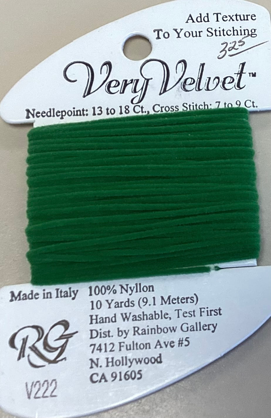 Rainbow Gallery: Very Velvet