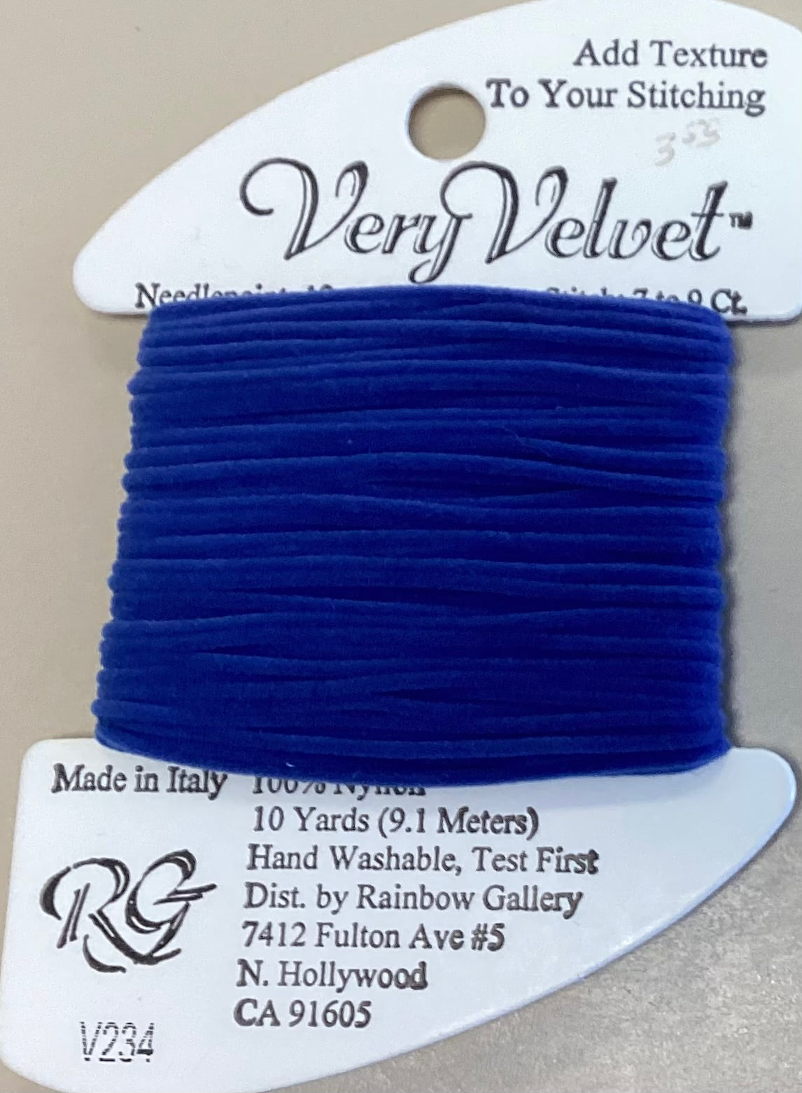 Rainbow Gallery: Very Velvet