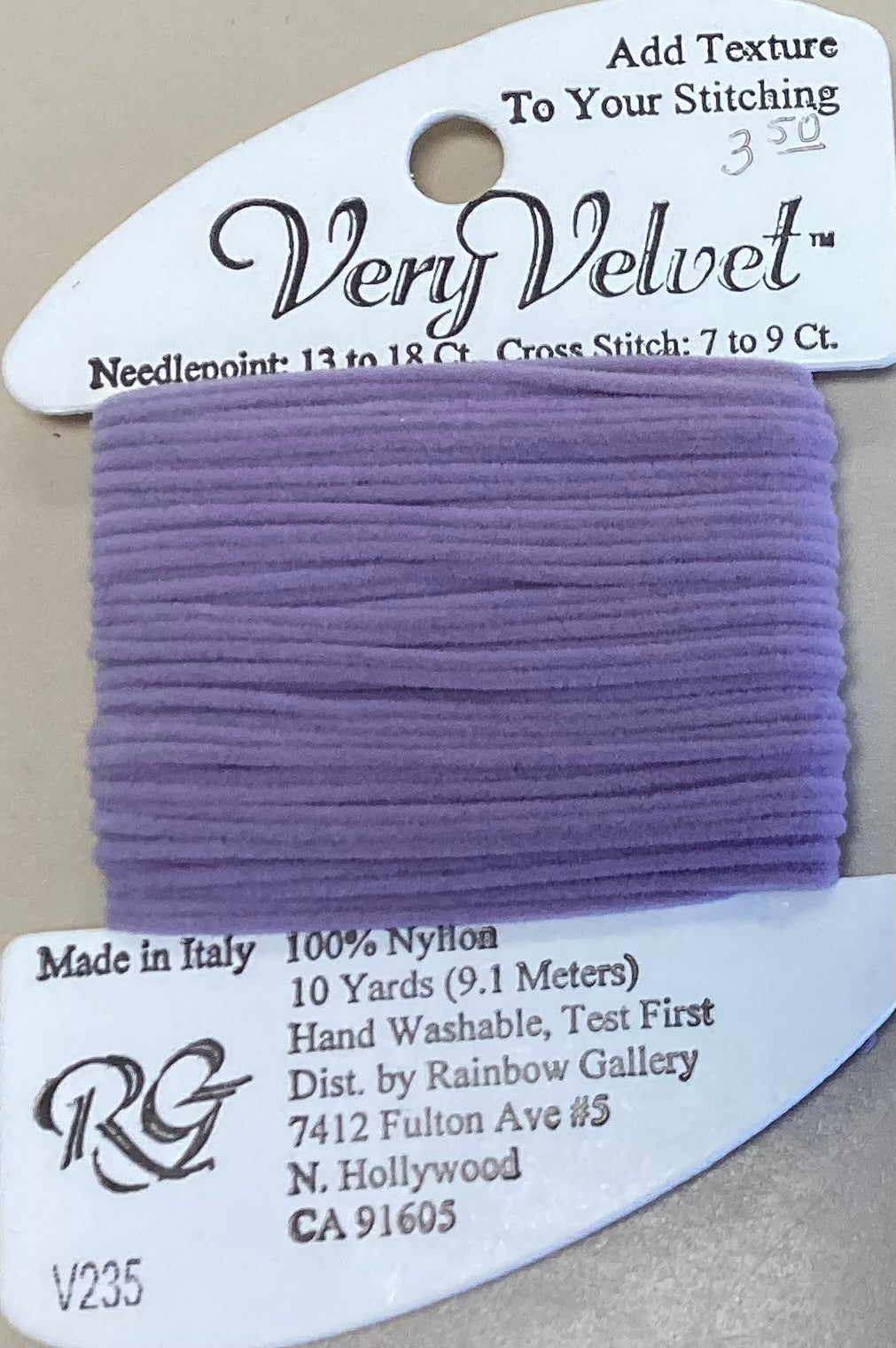 Rainbow Gallery: Very Velvet