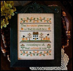 Autumn Pumpkins by Country Cottage Needleworks