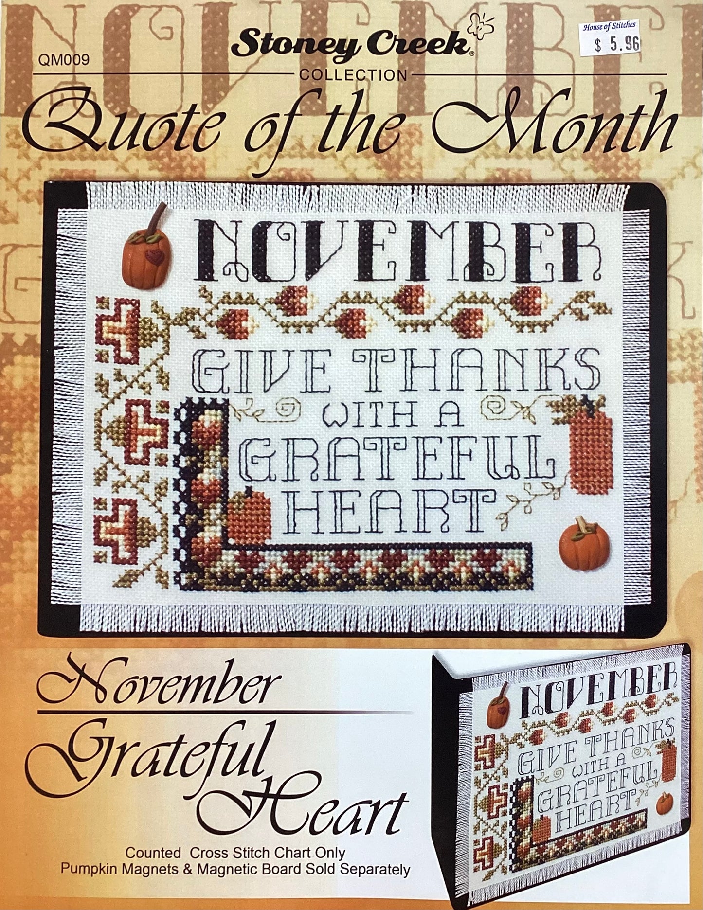 Quote of the Month: November - Grateful Heart by Stoney Creek Collection