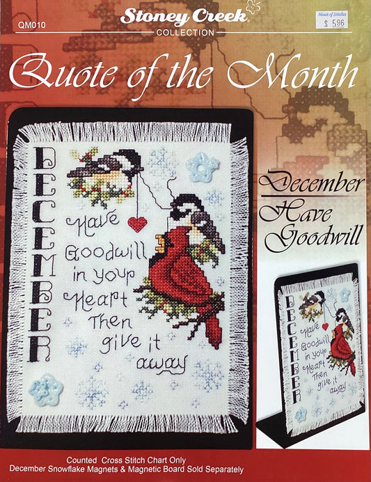 Quote of the Month: December - Have Goodwill by Stoney Creek Collection