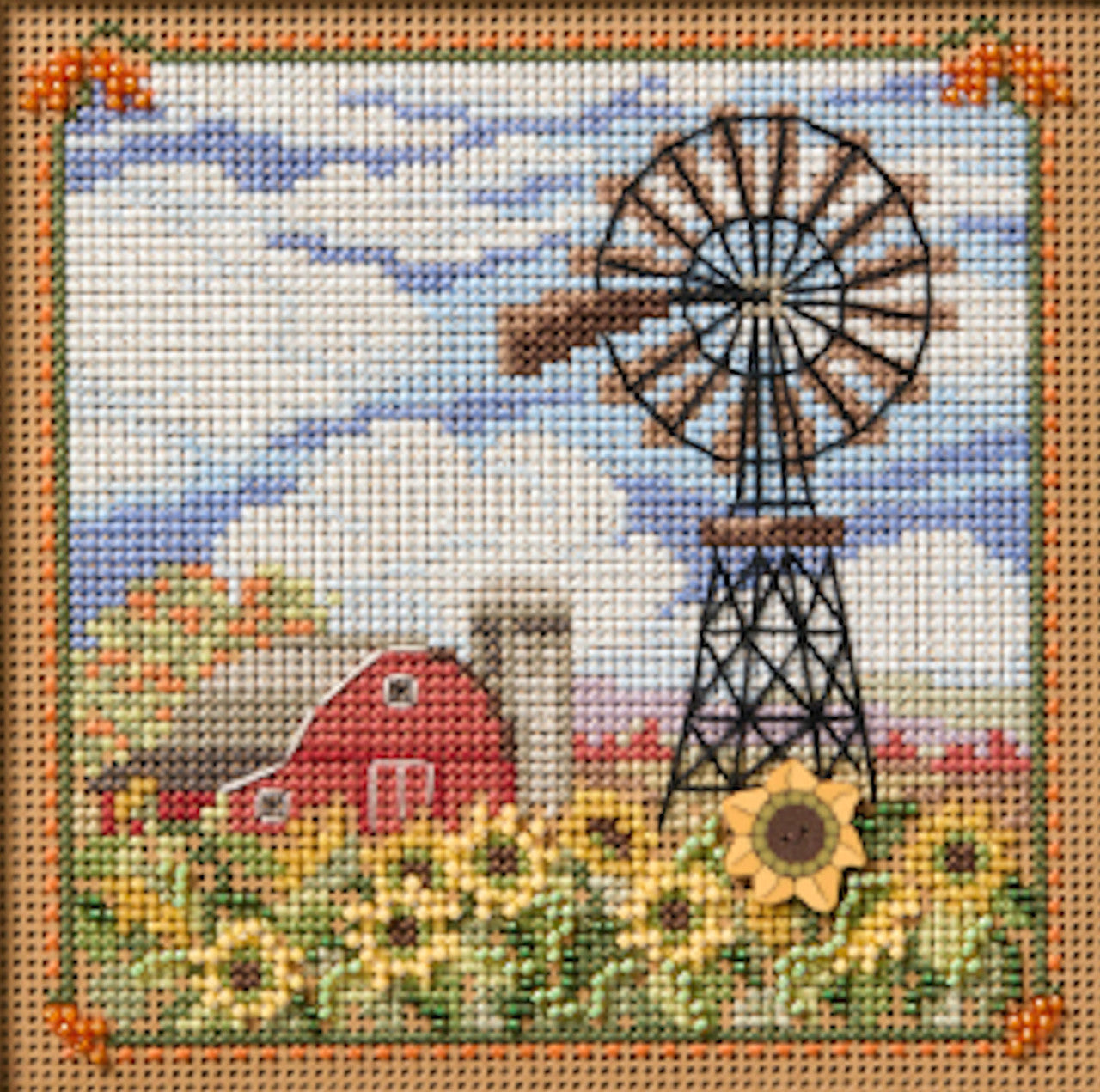 Windmill: Button & Bead Autumn Series Kit  by Mill Hill