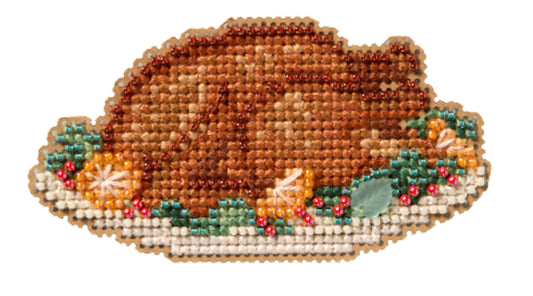 Turkey Platter: Autumn Harvest Collection Kit by Mill Hill
