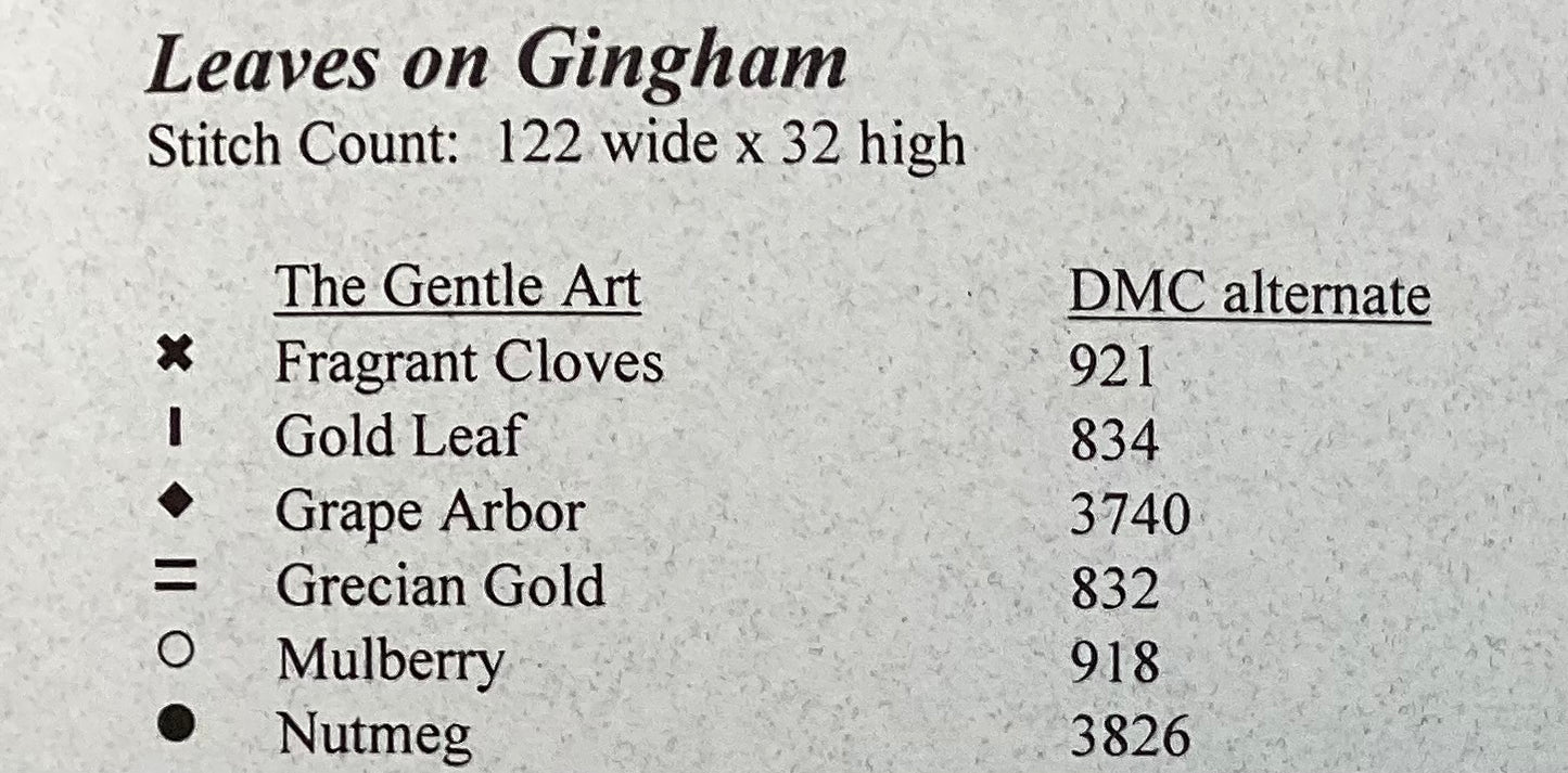 Gingham Stitches by Erica Michaels