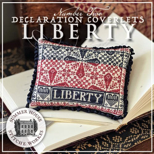 Declaration Coverlet Number Two: Liberty by Summer House Stitche Workes