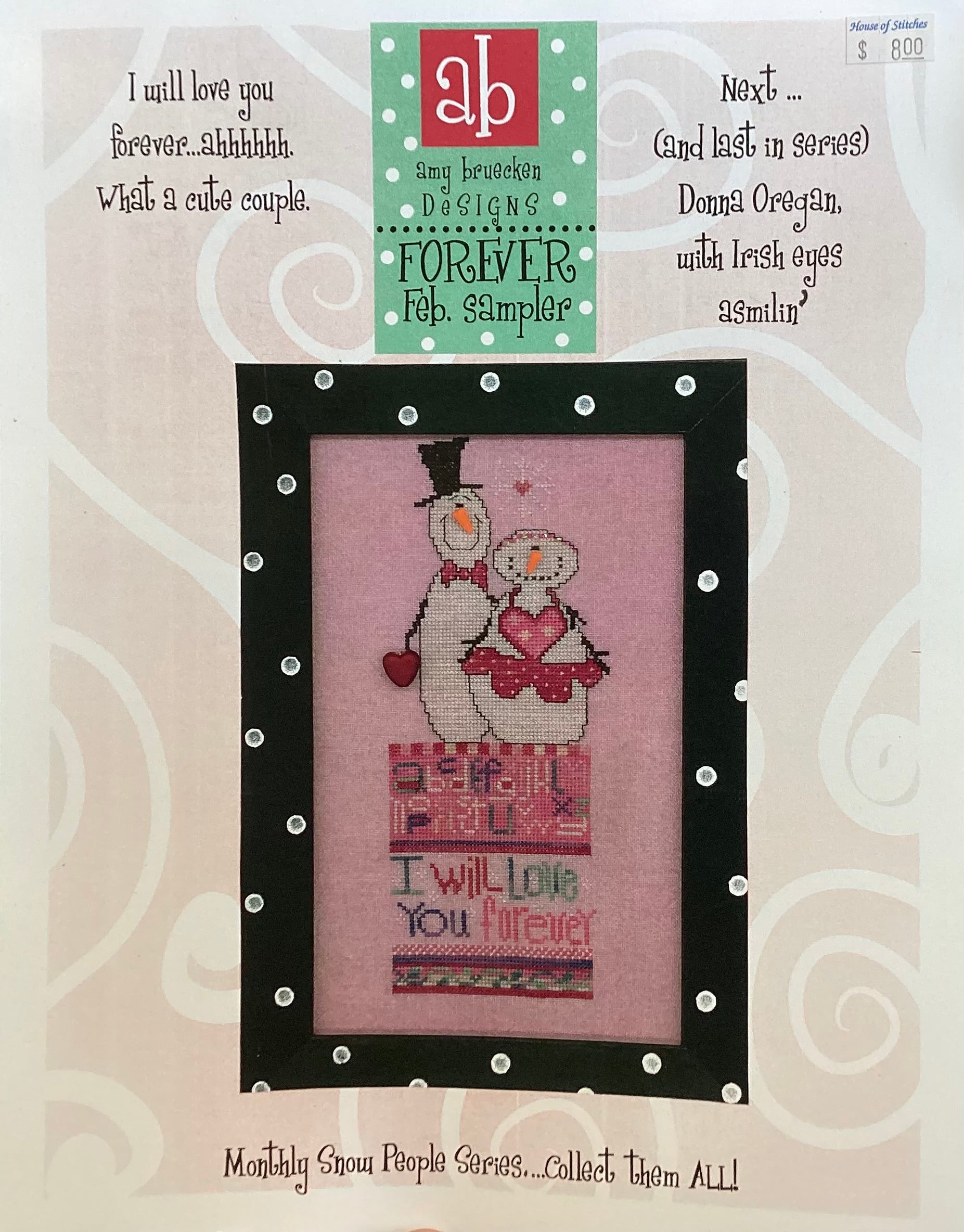 Forever February Sampler by Amy Bruecken – HouseOfStitches