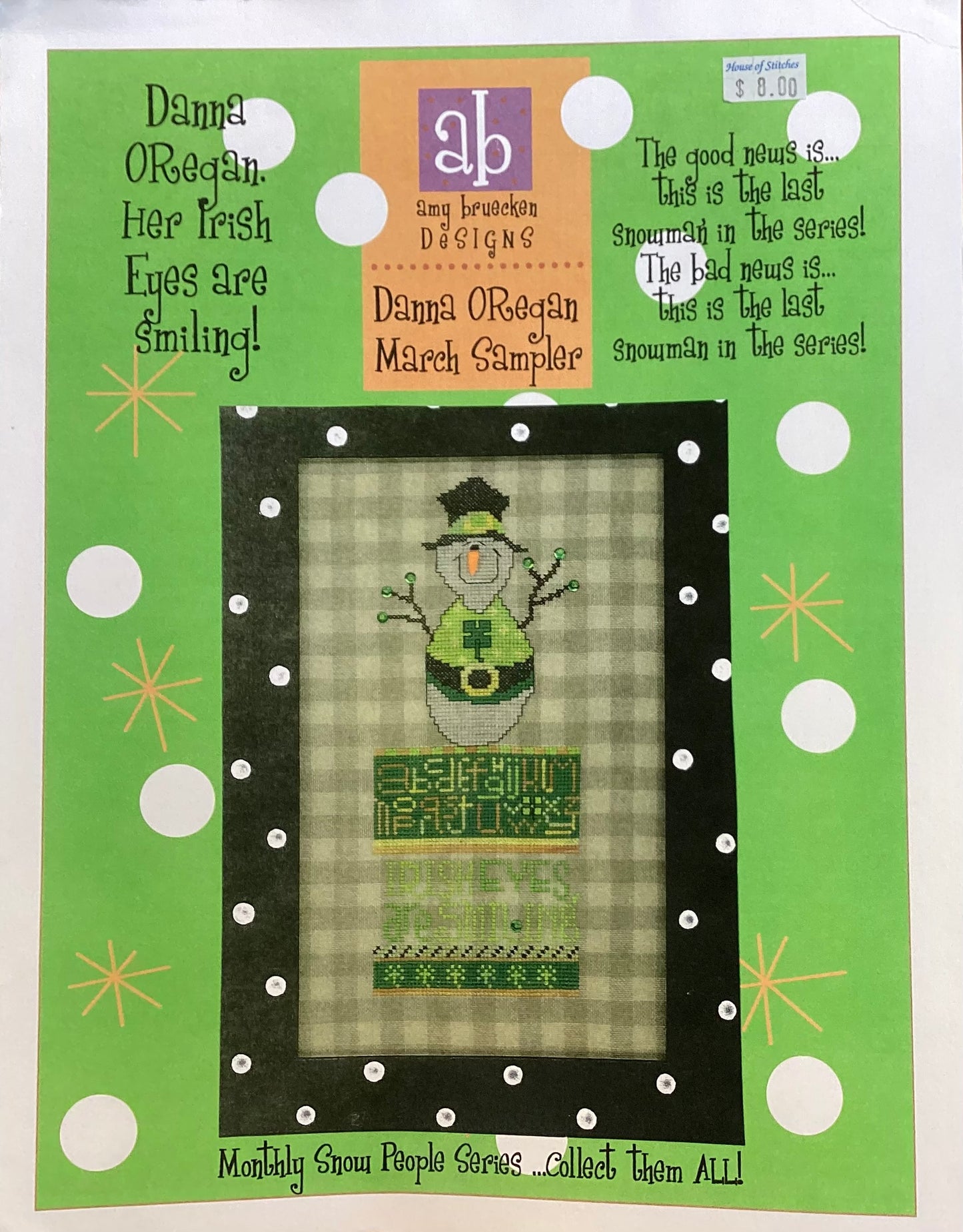Danna Oregan March Sampler by Amy Bruecken
