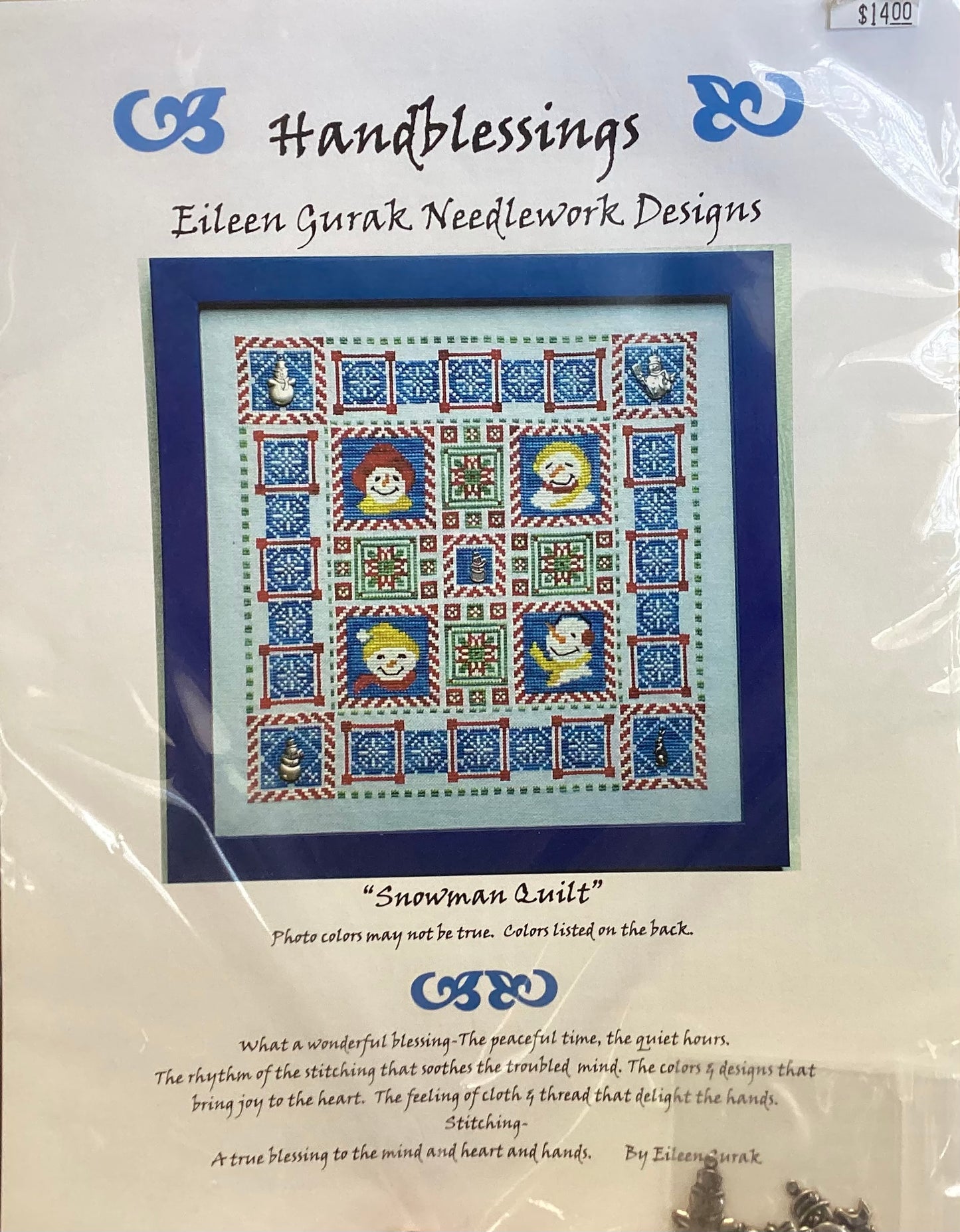 Snowman Quilt by Handblessings