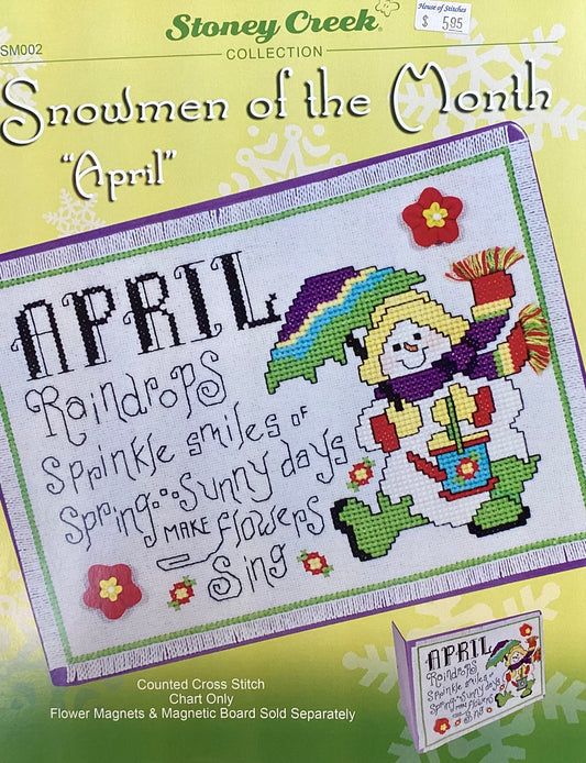 Snowmen of the Month: April by Stoney Creek Collection