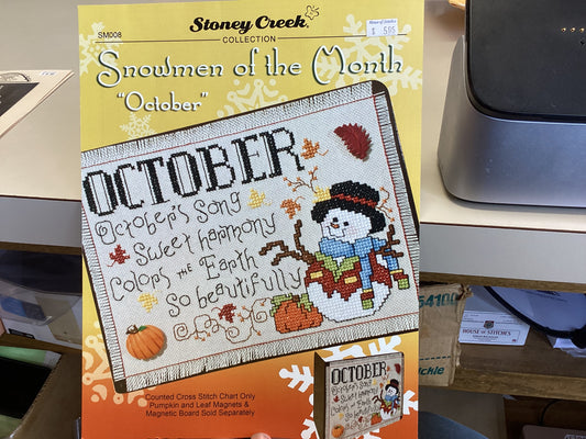 Snowmen of the Month: October by Stoney Creek Collection