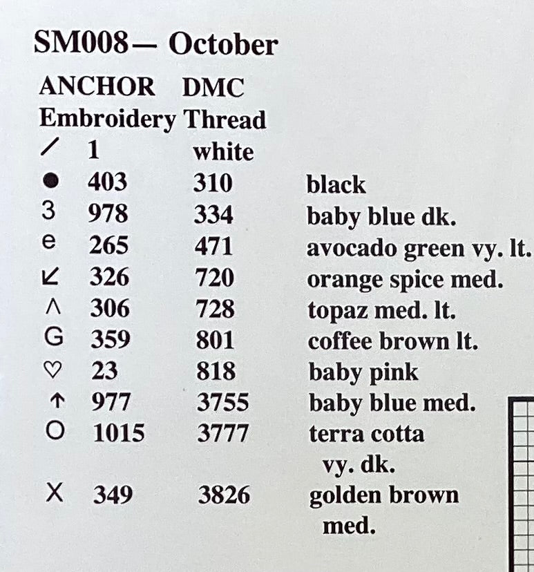 Snowmen of the Month: October by Stoney Creek Collection