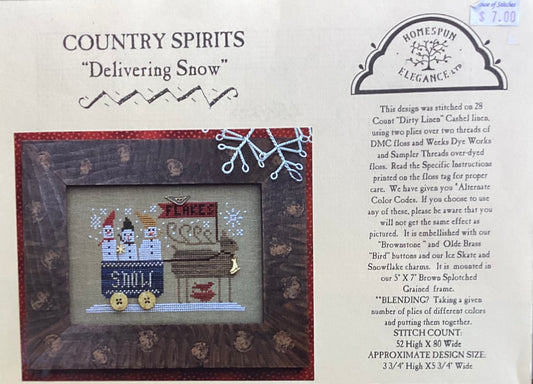 Country Spirits: Delivering Snow by Homespun Elegance