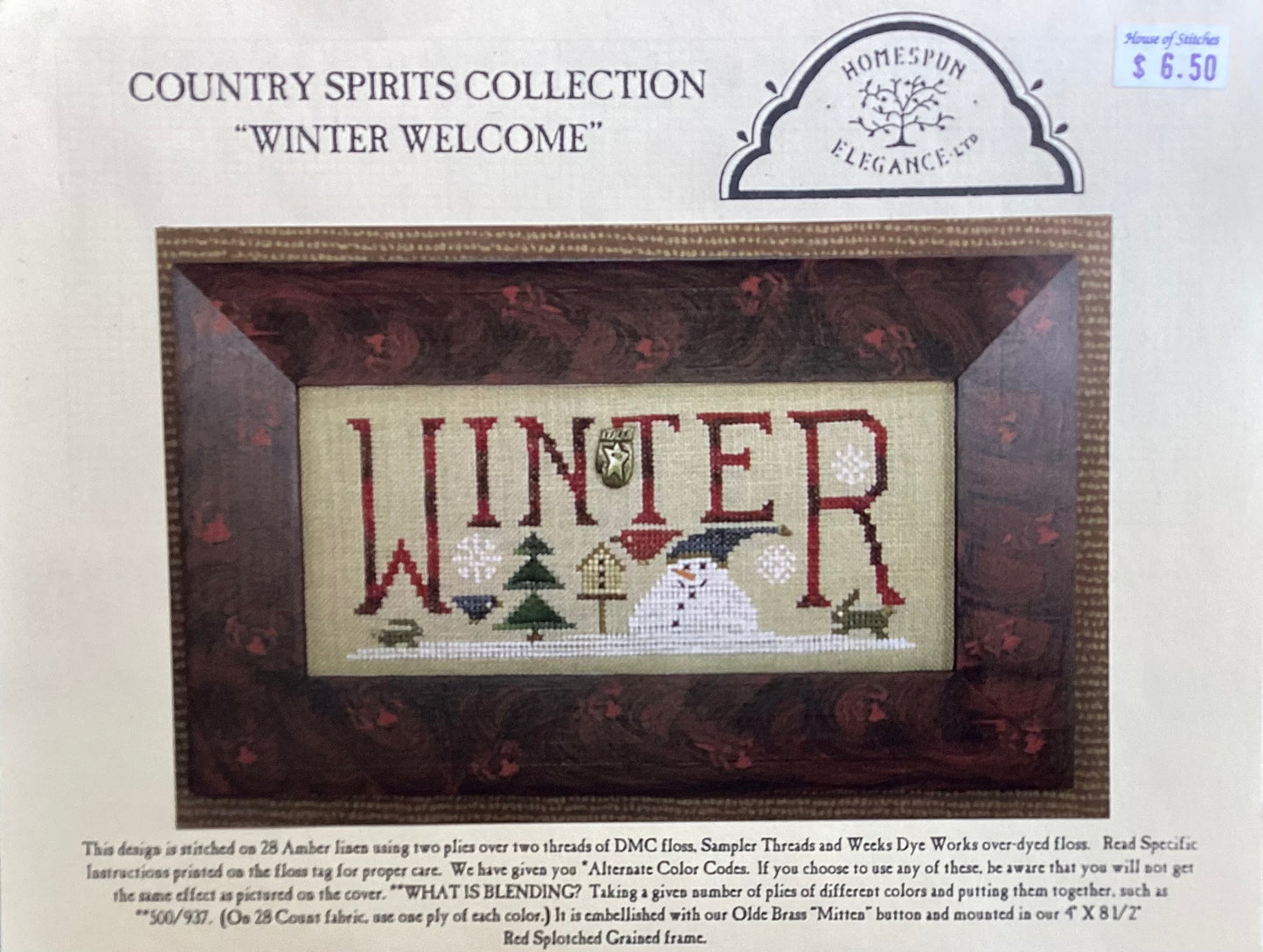 Country Spirits Collection: Winter Welcome by Homespun Elegance
