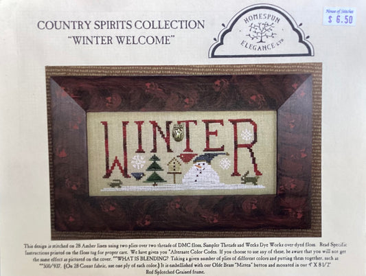 Country Spirits Collection: Winter Welcome by Homespun Elegance