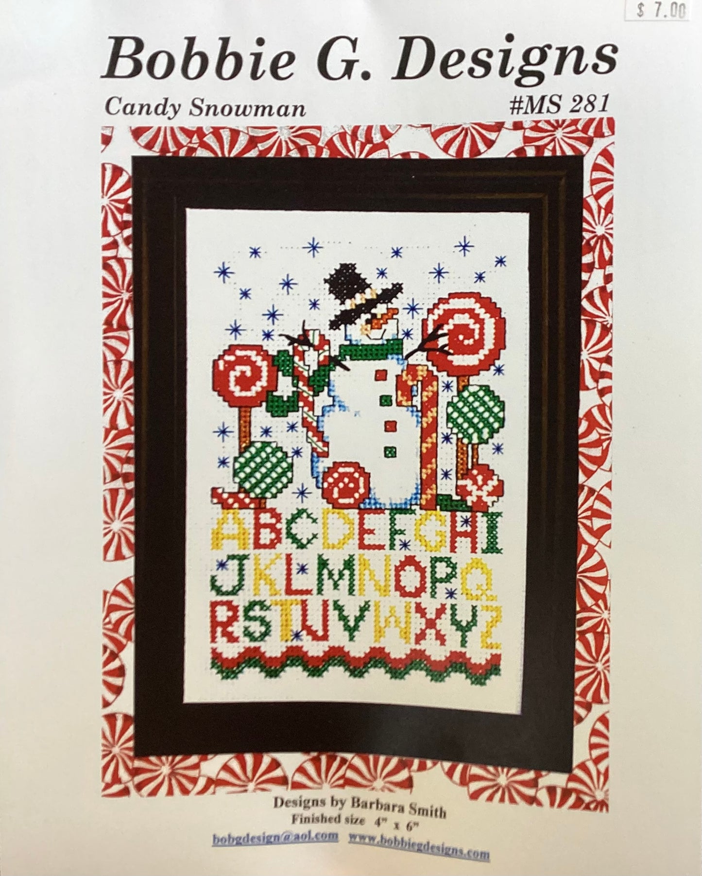 Candy Snowman by Bobbie G. Designs