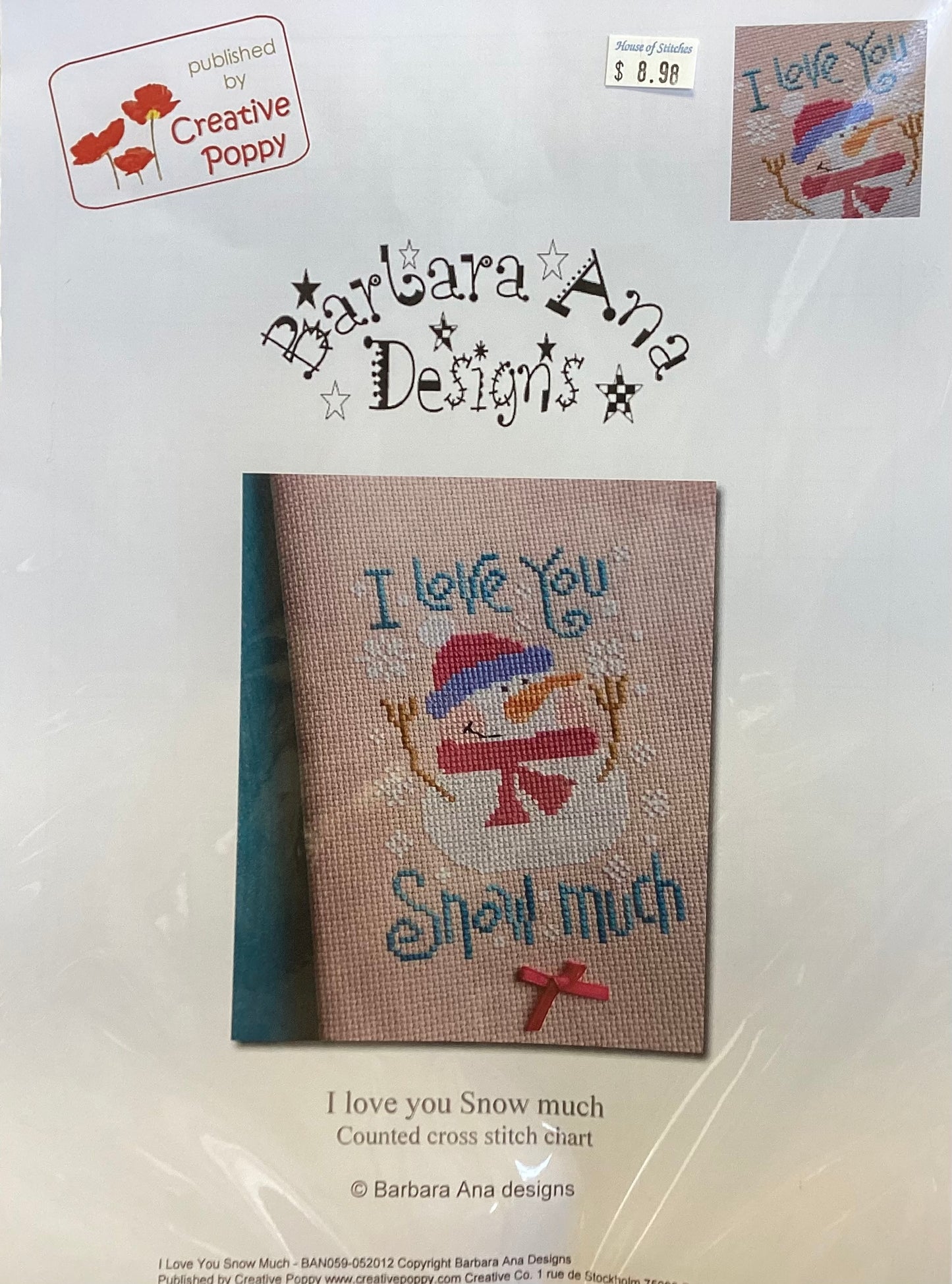 I Love you Snow Much by Barbara Ana Designs