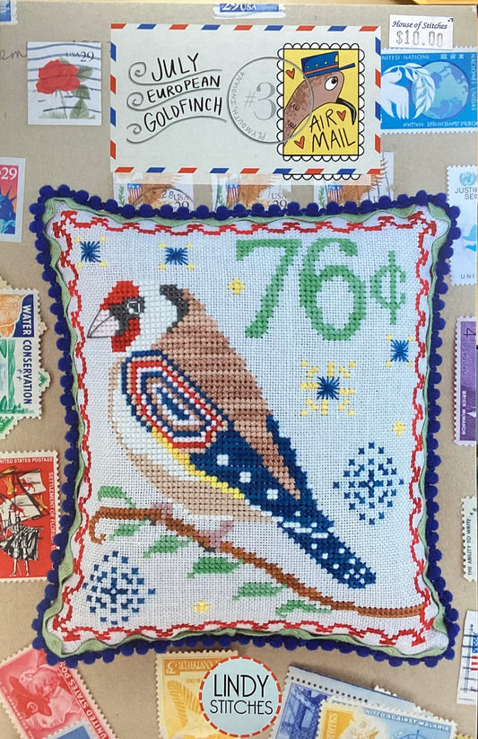 July European Goldfinch by Lindy Stitches